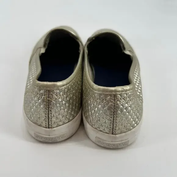 Gold Slip-On Women Shoes - Picture 5 of 8